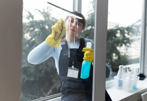 Nettoyage de vitres intérieures et extérieures à Cellettes